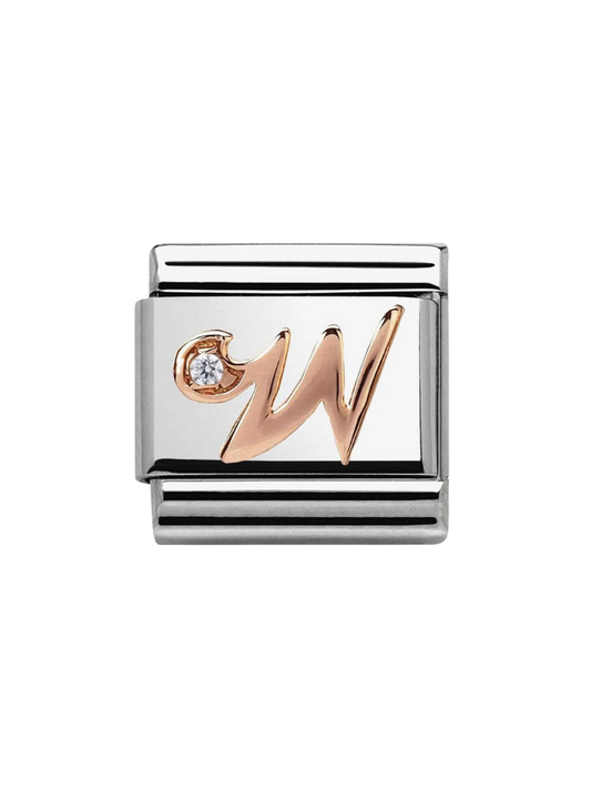 Nomination Classic Letter W Charm 430310-23