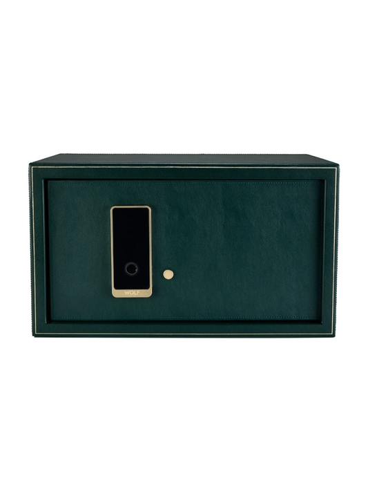 WOLF The Den 4 Piece Watch Winder Safe - Green