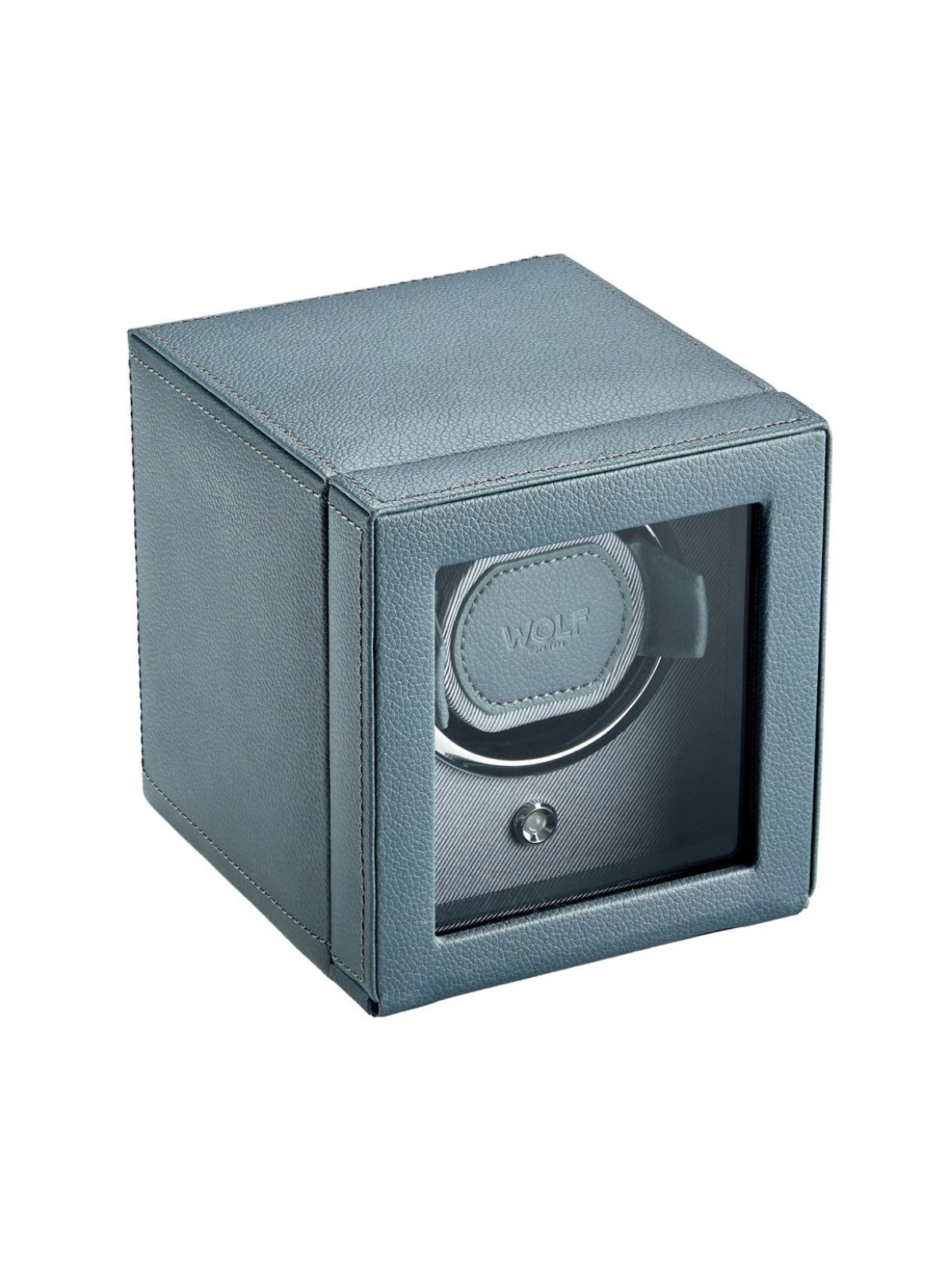 WOLF Cub Single Watch Winder with Cover - Future Grey