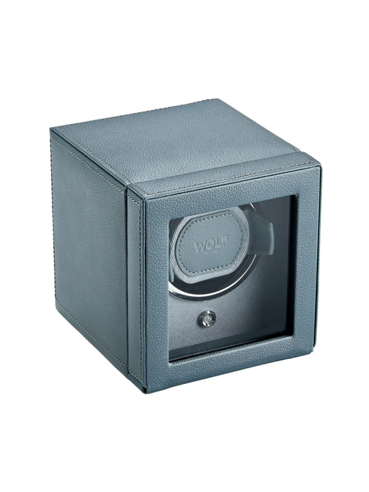 WOLF Cub Single Watch Winder with Cover - Future Grey