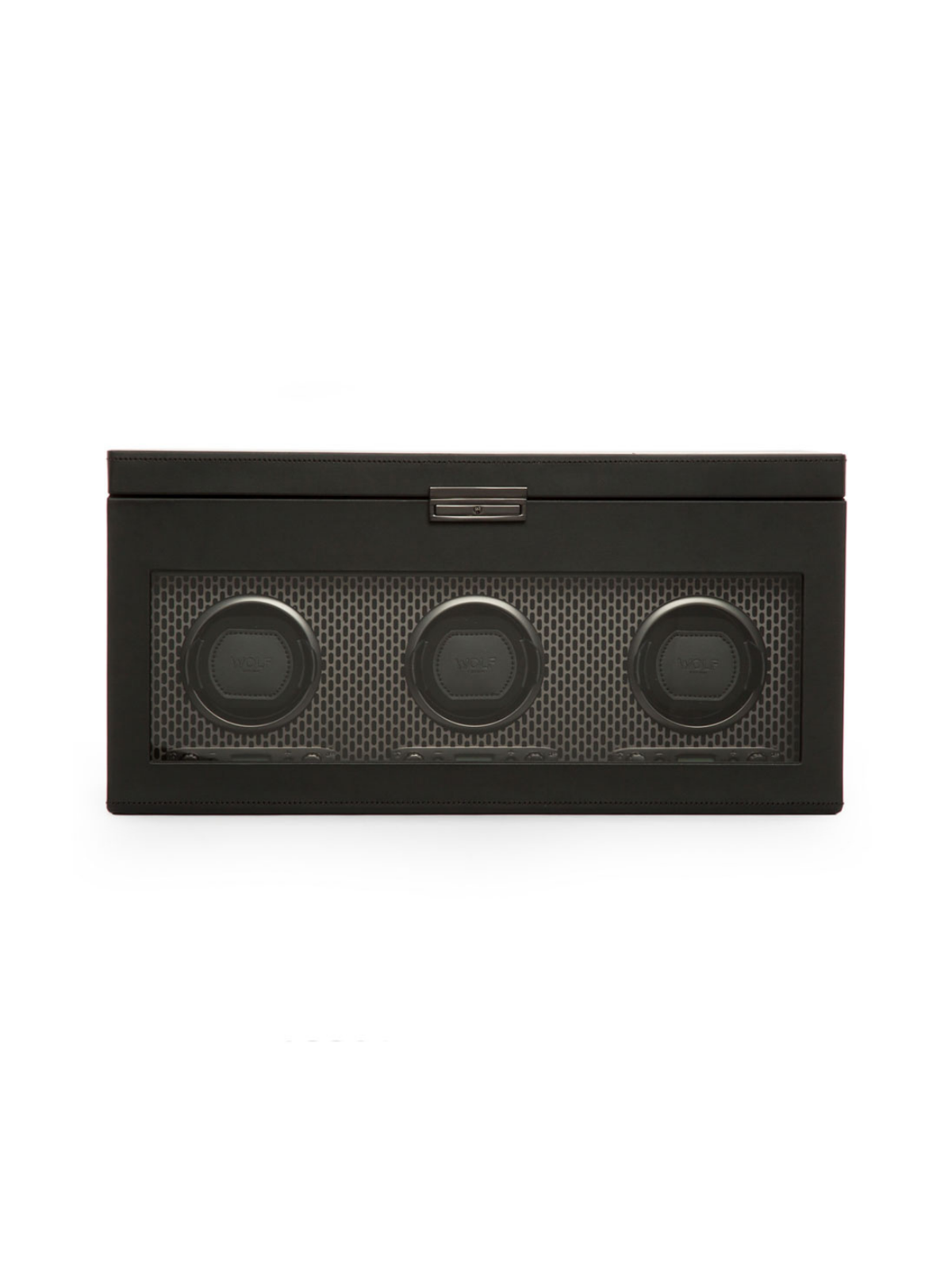 Wolf Axis Triple Watch Winder with Storage - Powder Coat *Online Exclusive*