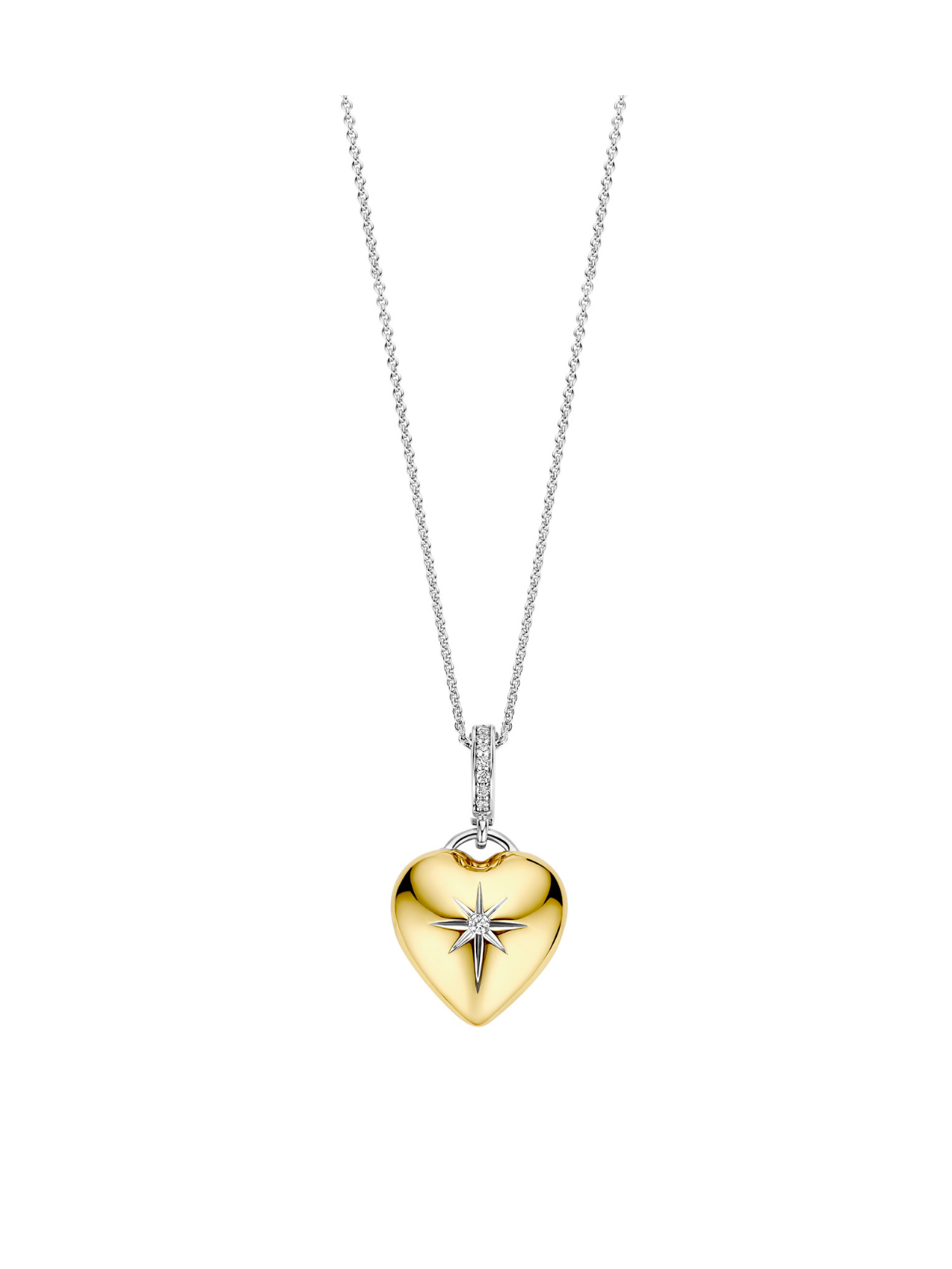 Ti Sento Zirconia Heart Pendant 6862ZY