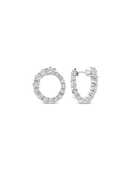 Ti Sento Twisted Zirconia Earrings 78071ZI