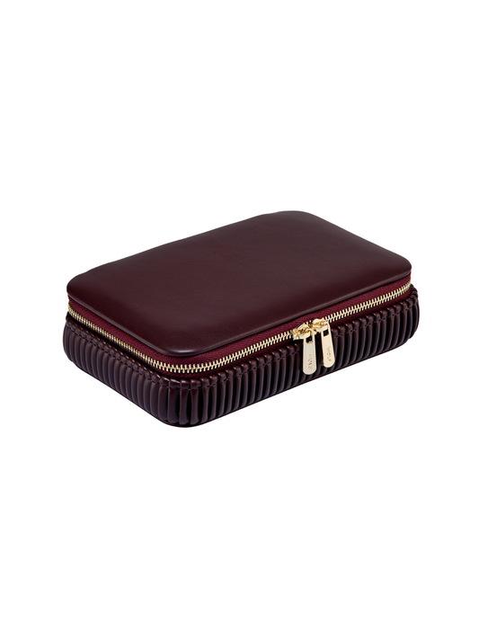 Wolf Bella Travel Jewellery Box - Bordeaux *Online Exclusive*