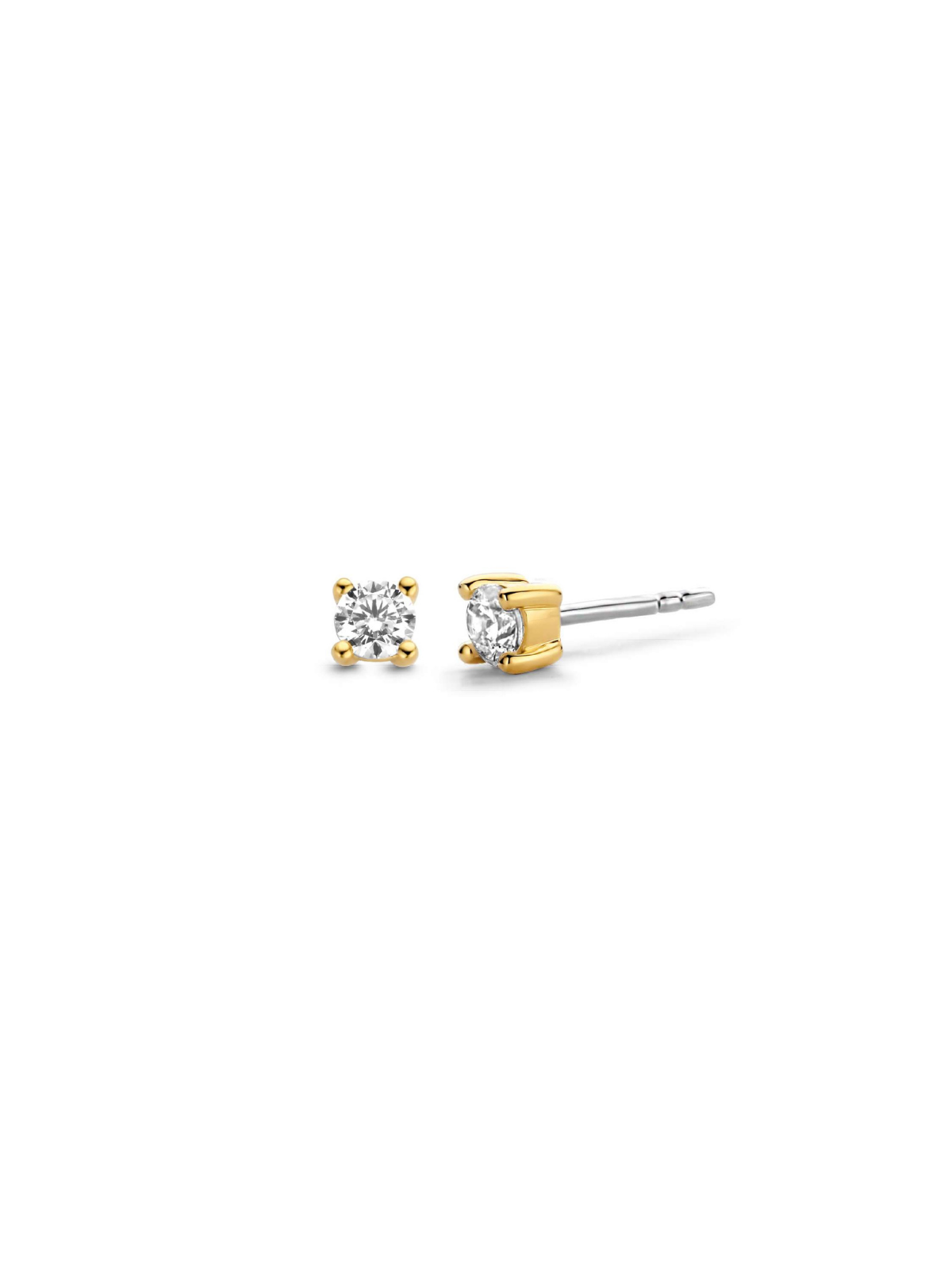 Ti Sento Classic Zirconia Stud Earrings 4mm 7836ZY