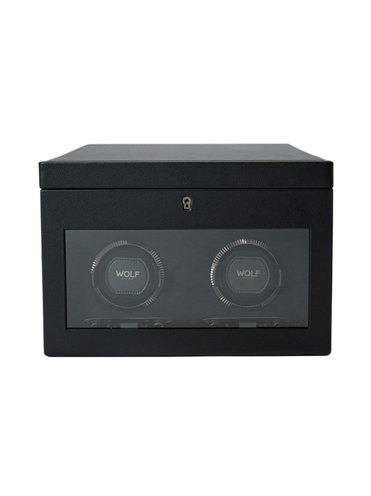 Wolf British Racing Double Watch Winder - Black *Online Exclusive*