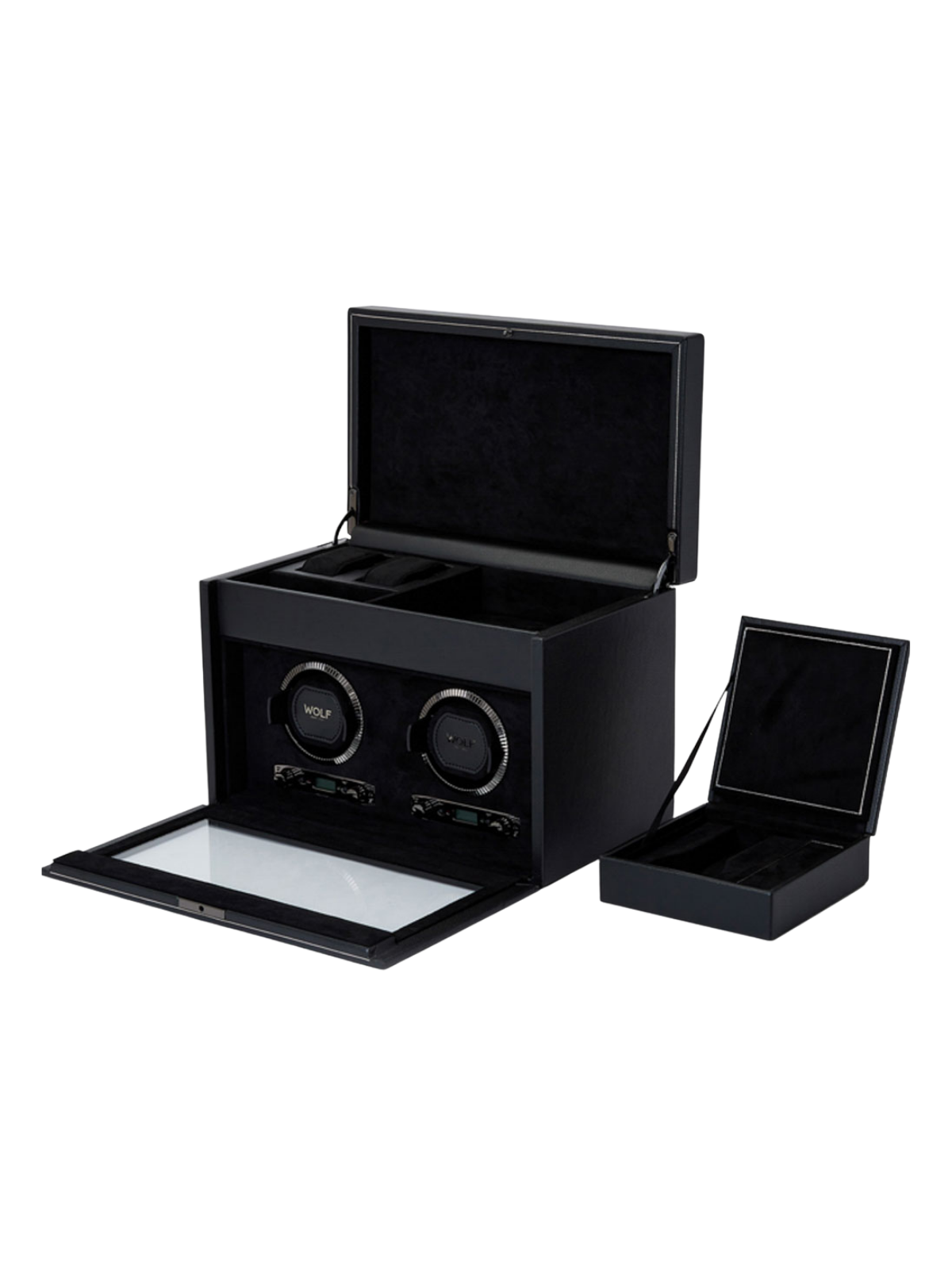 Wolf British Racing Double Watch Winder - Black *Online Exclusive*