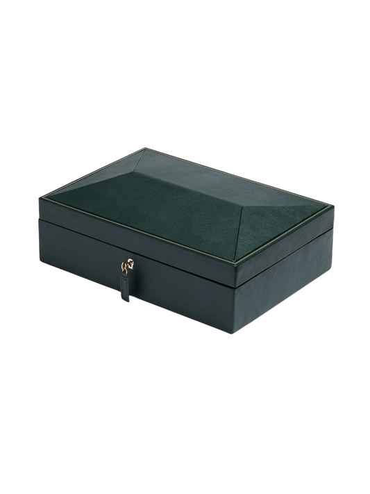 Wolf British Racing 8 Piece Watch Box - Green *Online Exclusive*