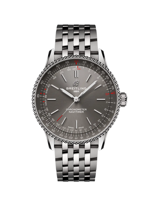 Breitling Navitimer 36 with Steel Bracelet & Grey Dial