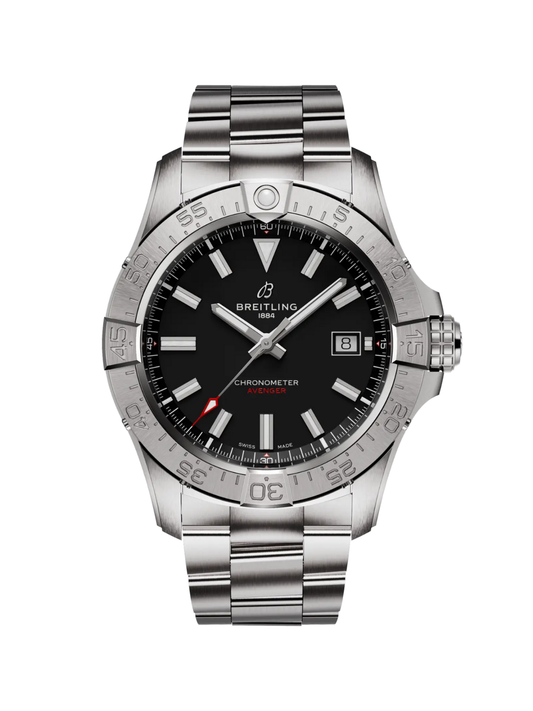 Breitling Avenger Automatic 42 with Steel Bracelet & Black Dial