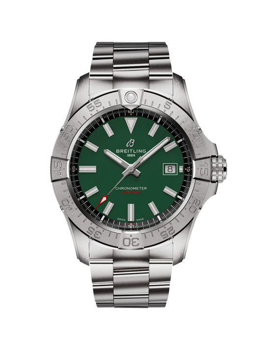 Breitling Avenger Automatic 42 with Steel Bracelet & Green Dial
