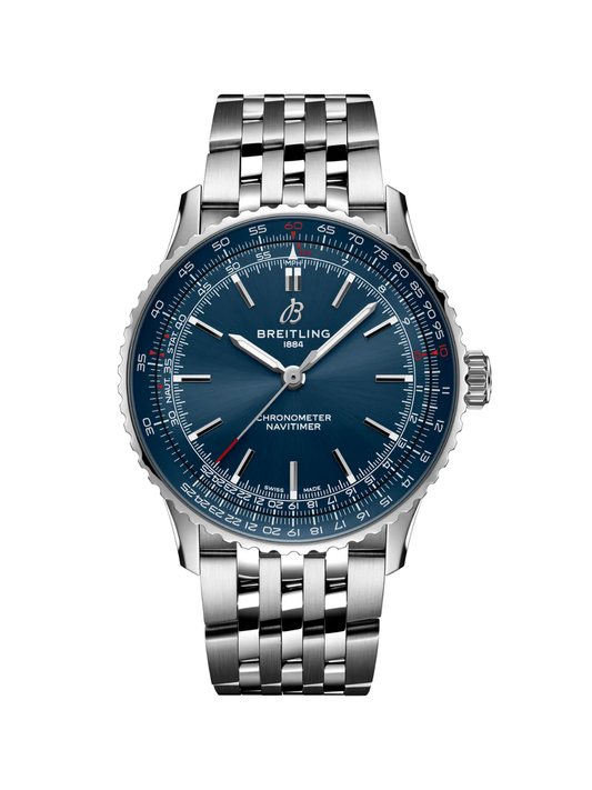 Breitling Navitimer Automatic 41 with Steel Bracelet & Blue Dial