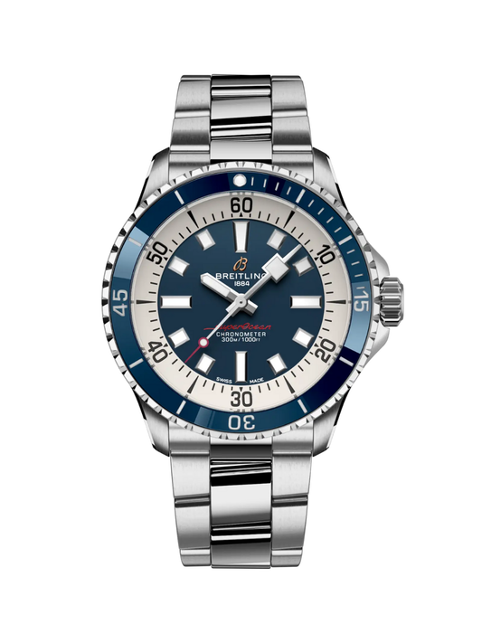 Breitling Superocean Automatic 42 with Steel Bracelet & Blue Dial