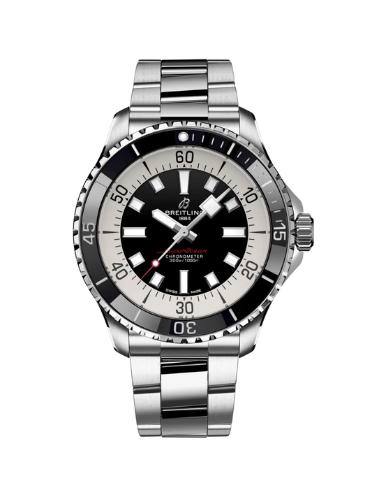 Breitling Superocean Automatic 44 with Steel Bracelet & Black Dial