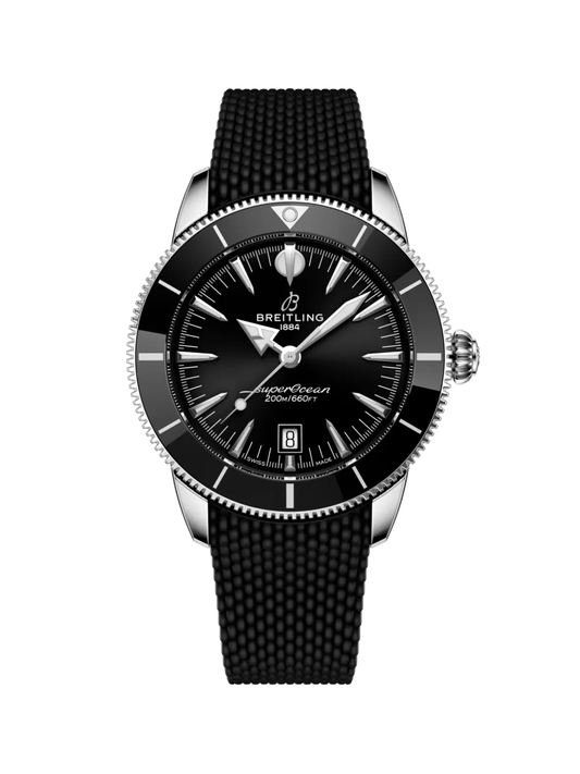 Breitling Superocean Heritage B31 Automatic 40 with Black Rubber Strap & Black Dial