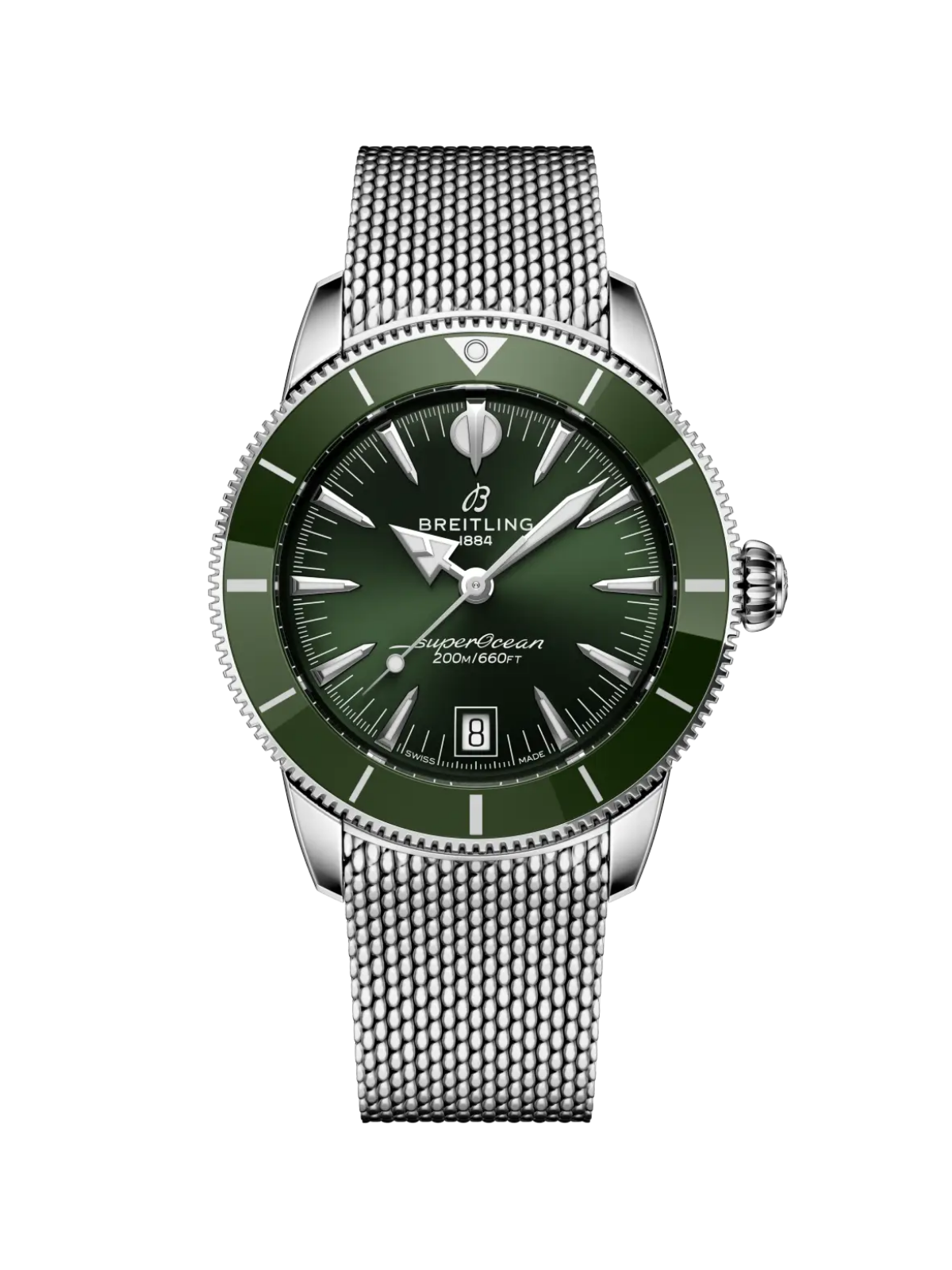 Breitling Superocean Heritage B31 Automatic 40 with Steel Bracelet & Green Dial