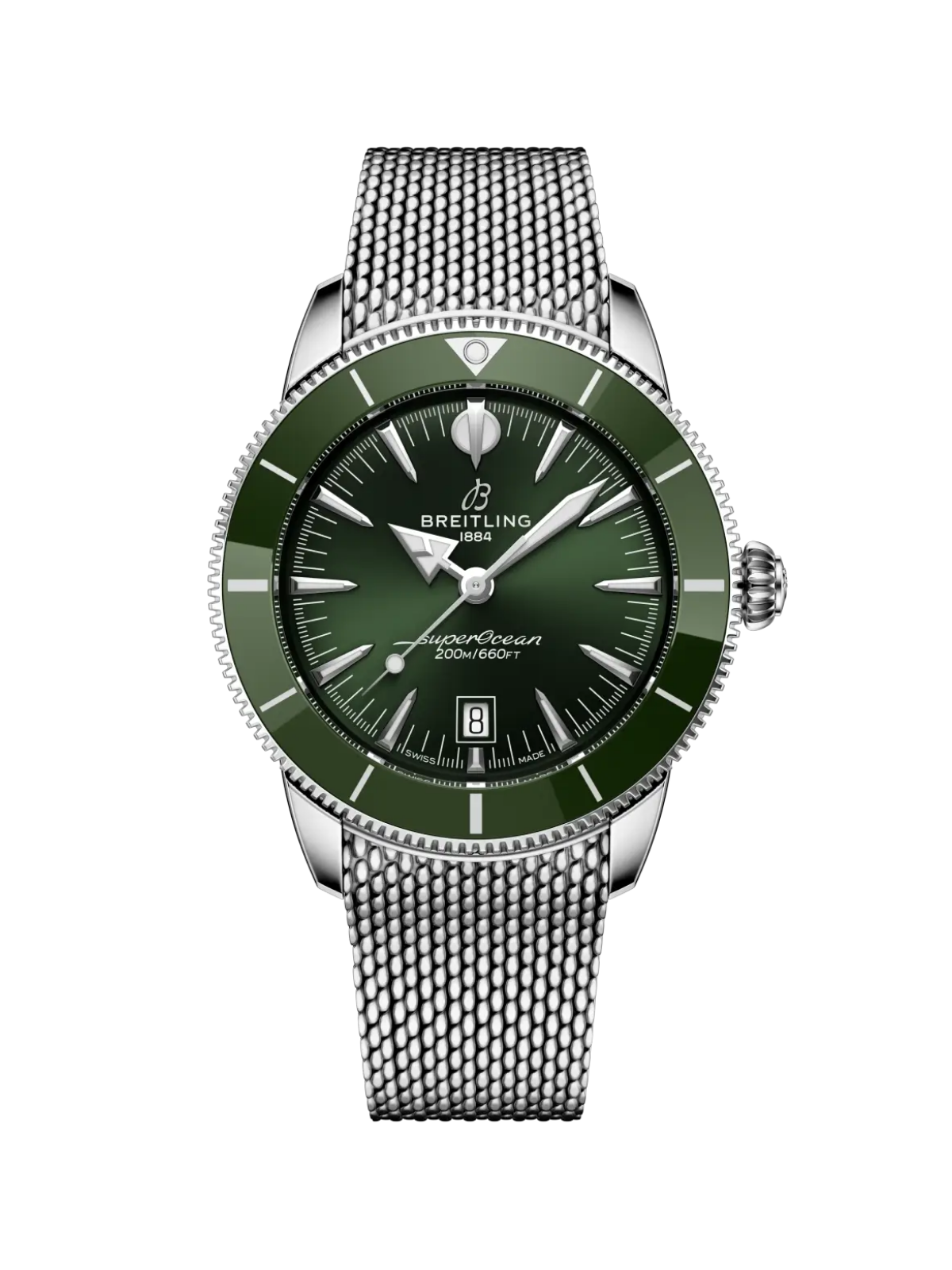 Breitling Superocean Heritage B31 Automatic 44 with Steel Bracelet & Green Dial