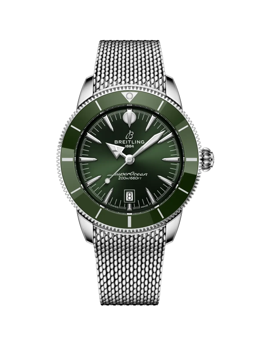 Breitling Superocean Heritage B31 Automatic 44 with Steel Bracelet & Green Dial