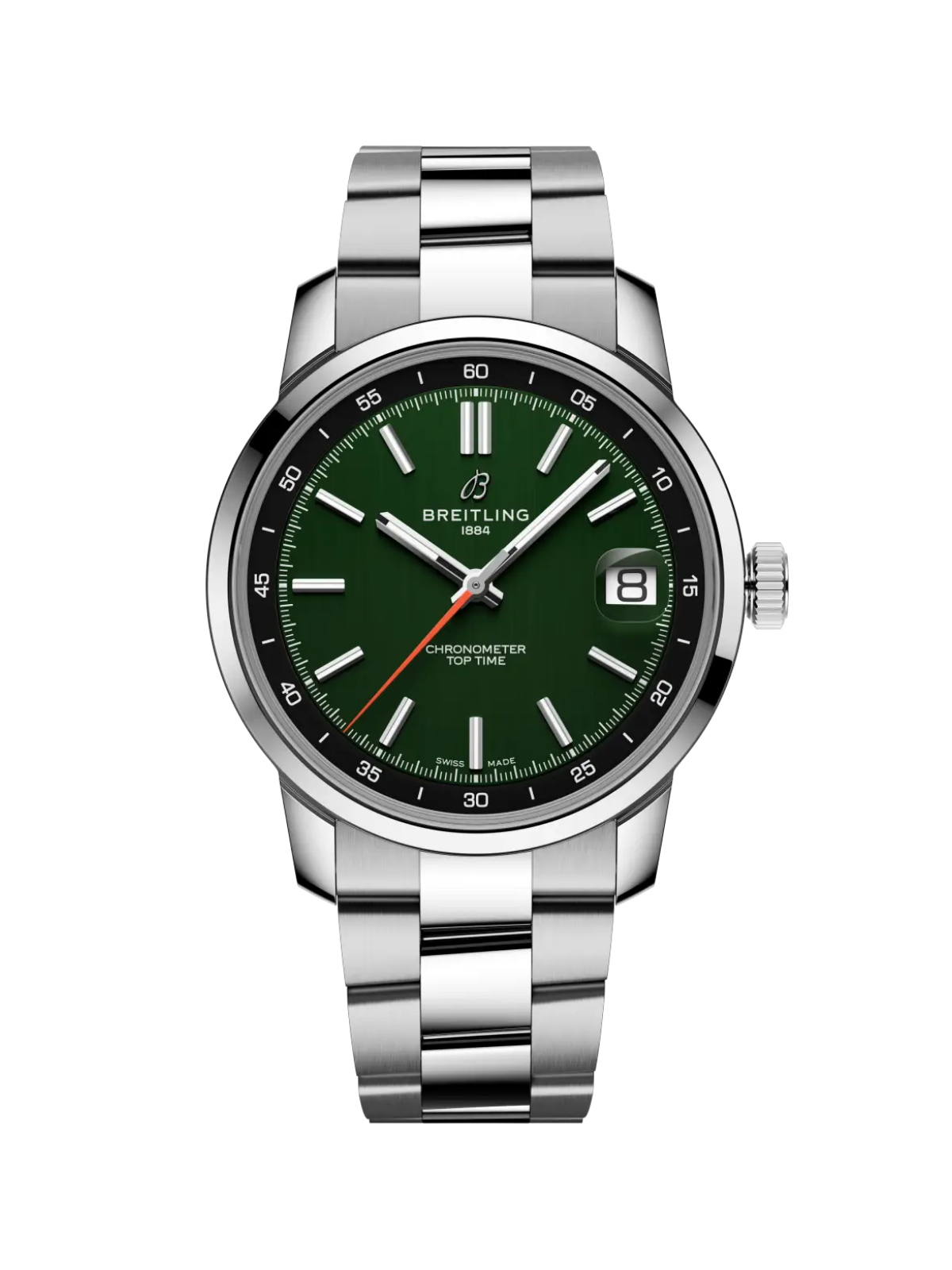 Breitling Top Time B31 38mm with Steel Bracelet & Green Dial