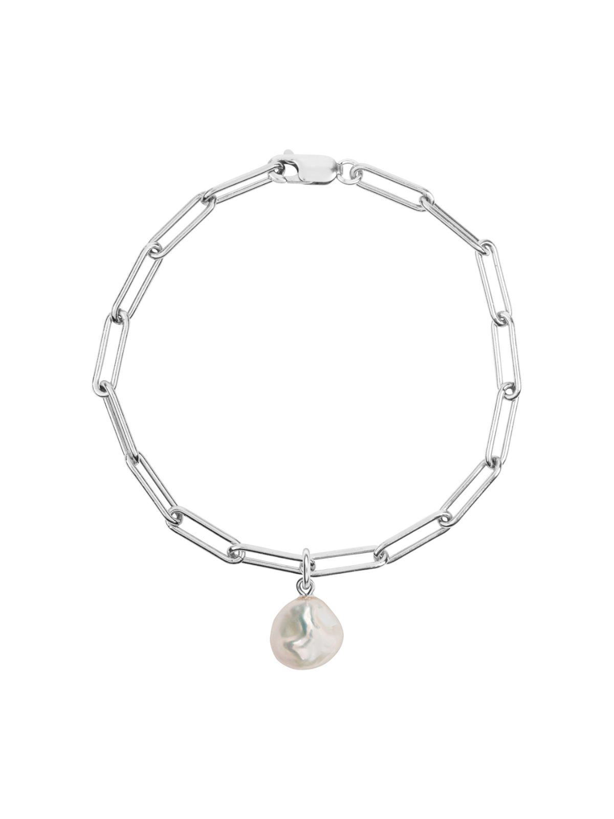 Ora Pearls Aetia Keshi Pearl Bracelet - Silver BAETKSS