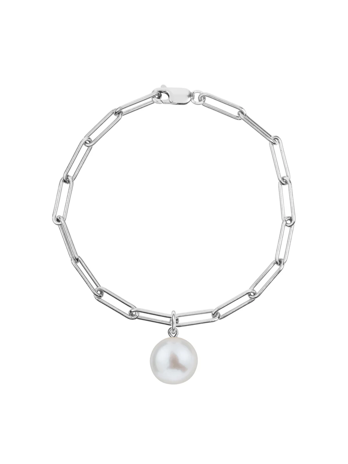 Ora Pearls Aetia XL Pearl Bracelet - Silver BAETXLSS