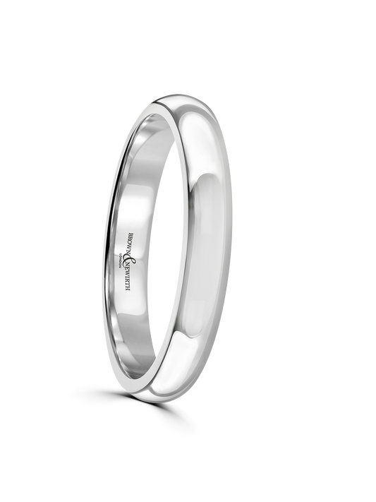 4mm Platinum Wedding Ring