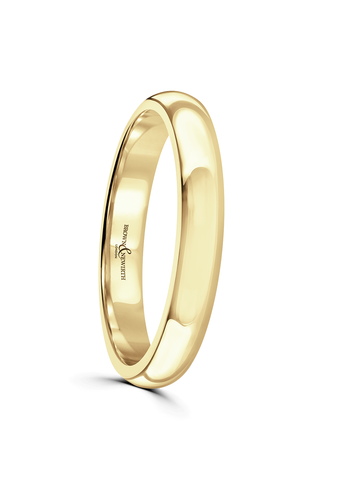 3.5mm 18ct Yellow Gold Wedding Ring