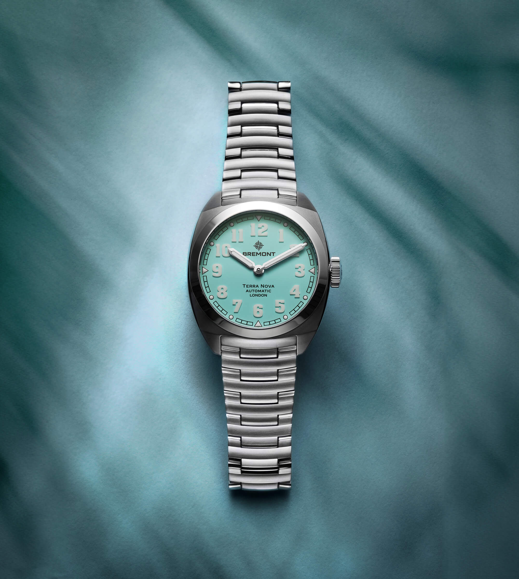 Bremont Terra Nova 38 'Turquoise' Watch TN38-ND-SS-TQ-B - Brufords in Eastbourne Image