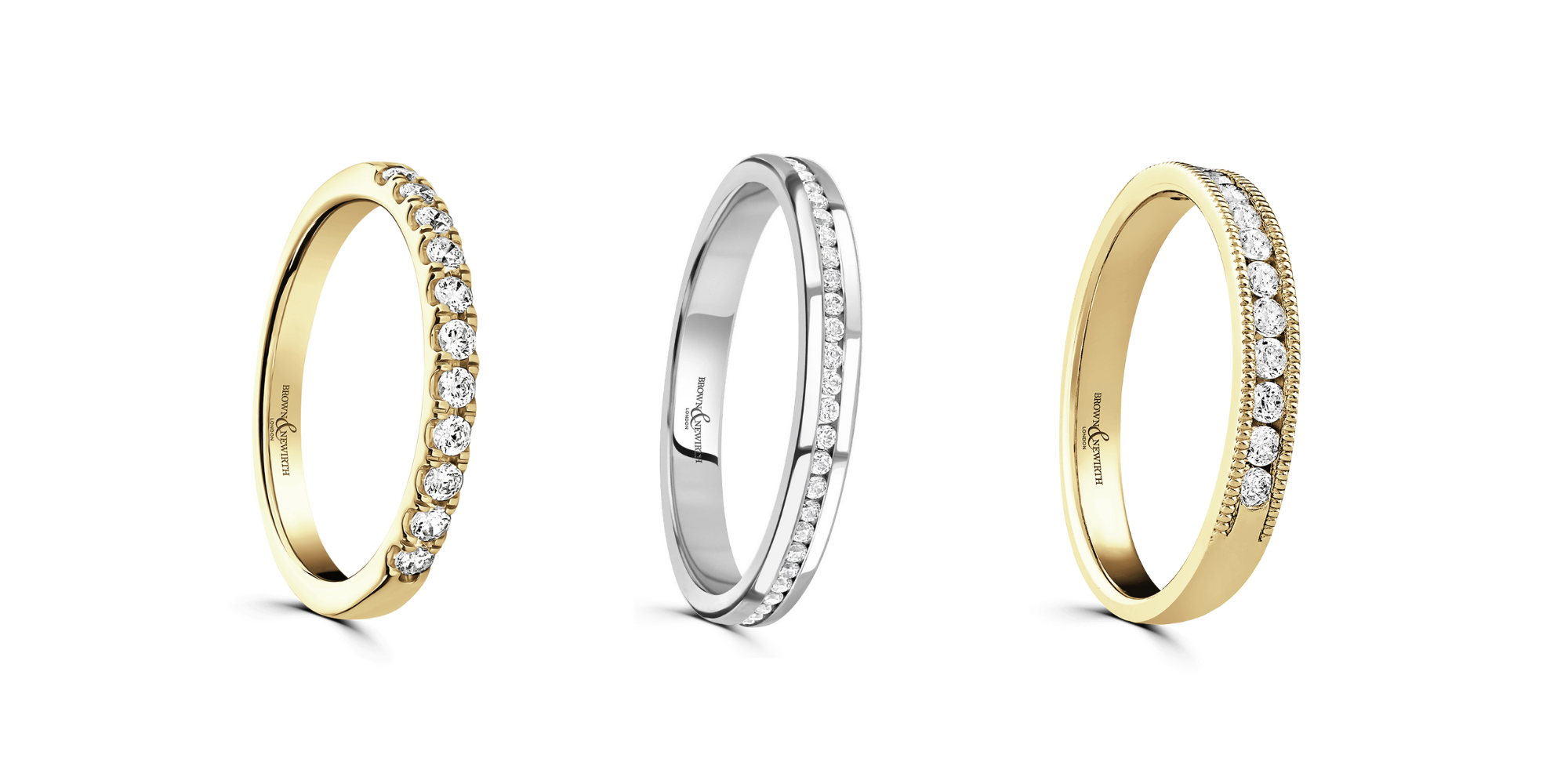 Diamond Set Wedding Rings - Brufords in Eastbourne