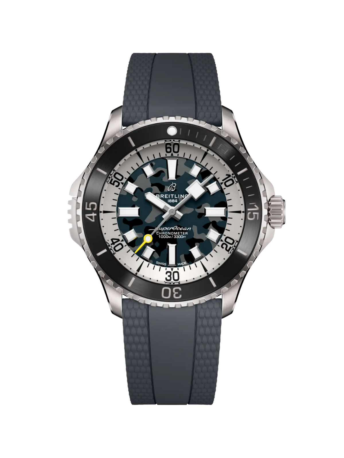 Breitling Superocean Automatic 46 Super Diver with Anthracite Rubber Strap & Dial