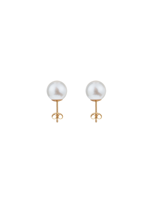 Ora Pearls Mermaia Keshi Pearl Stud Earrings - Gold ESWMG