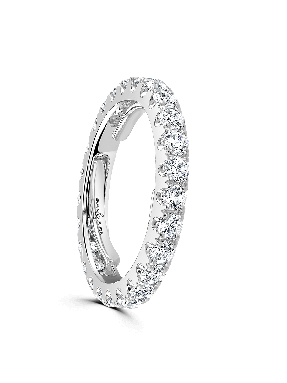 Diamond Full Eternity Ring 2.00ct Brilliant Cut in Platinum