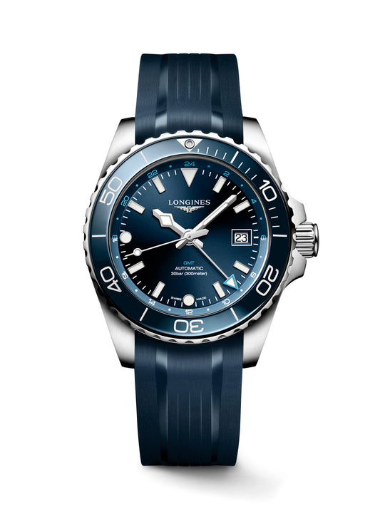Longines HydroConquest GMT Watch 41mm L3.790.4.96.9