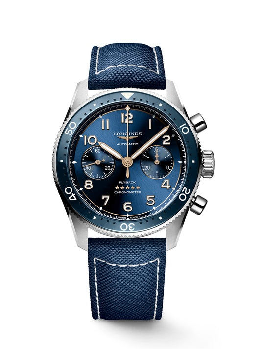 Longines Spirit Flyback Watch 42mm L3.821.4.93.2