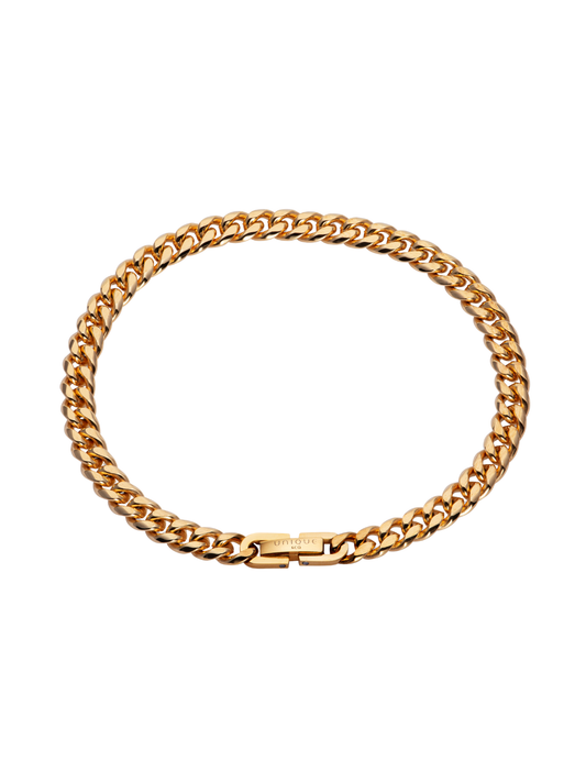 Unique & Co. 21cm Gold IP Plated Steel Bracelet