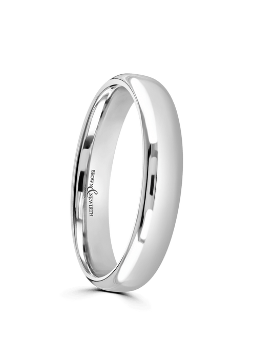 4mm Platinum Wedding Ring