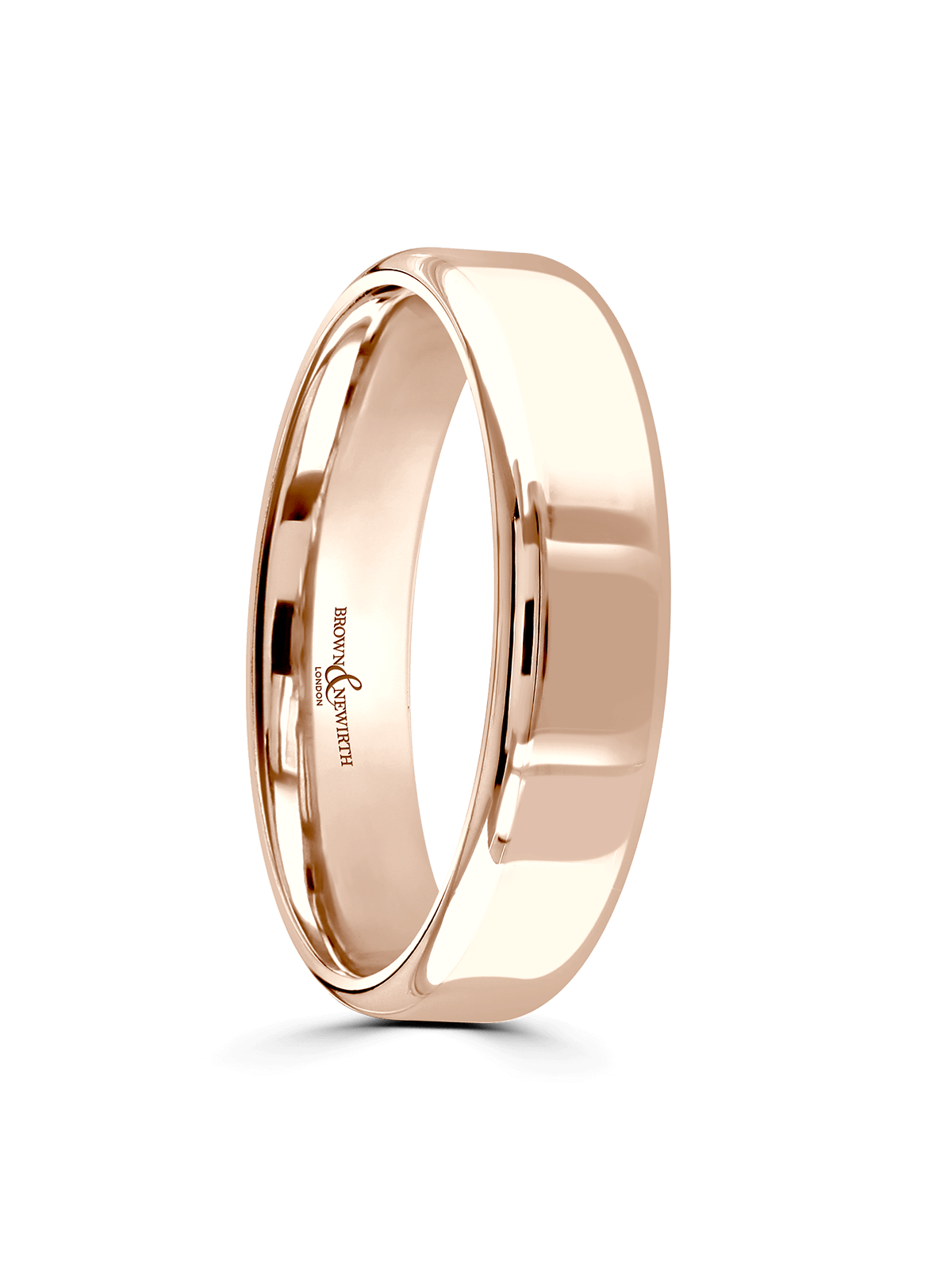 5mm 9ct Rose Gold Wedding Ring