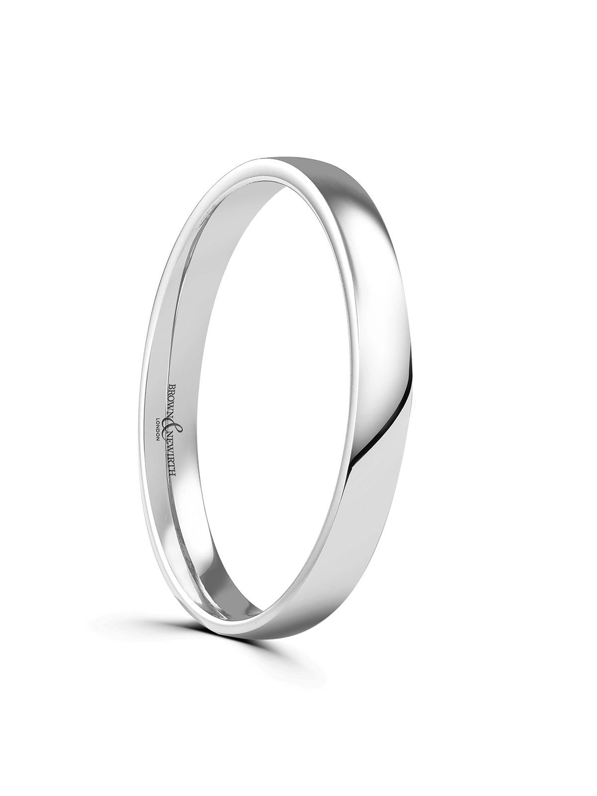 2.5mm Platinum Wedding Ring