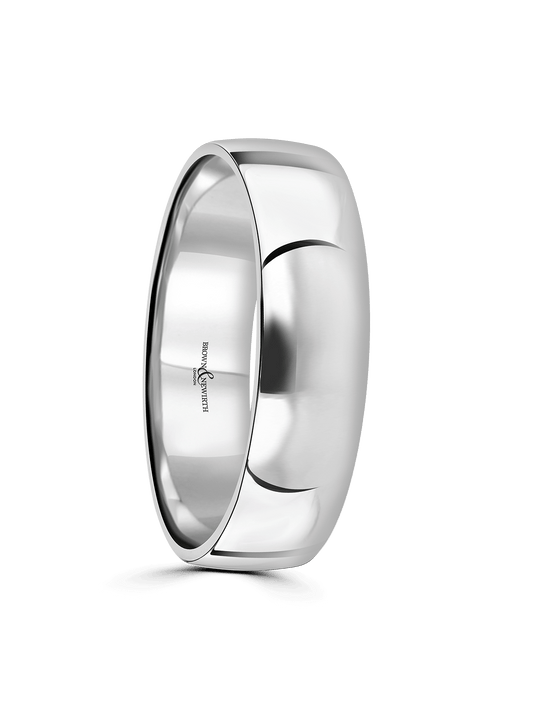 6mm Platinum Wedding Ring