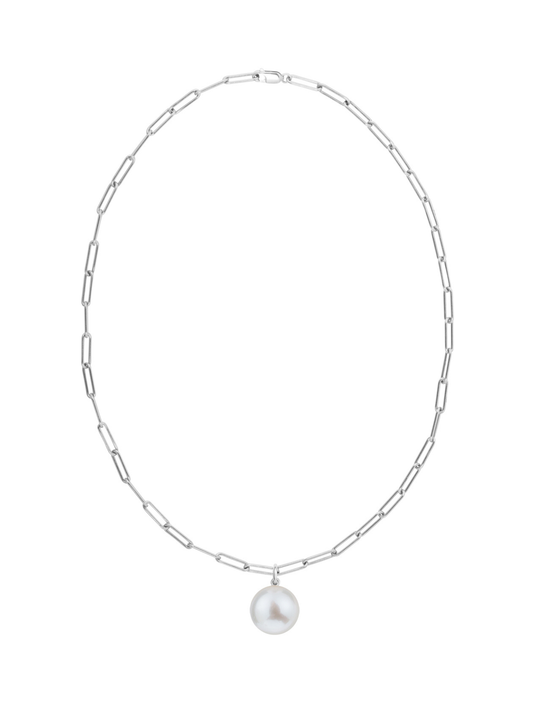 Ora Pearls Aetia XXL Pearl Necklace - Silver NAETXXLSS