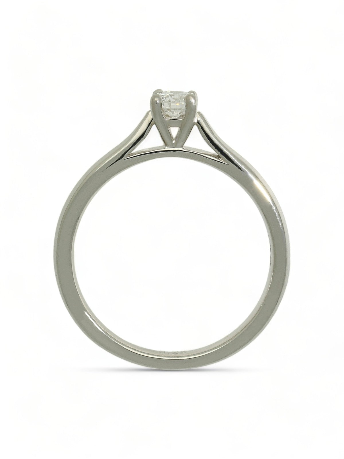Diamond Solitaire Engagement Ring "The Catherine Collection" 0.20ct Round Brilliant Cut in Platinum