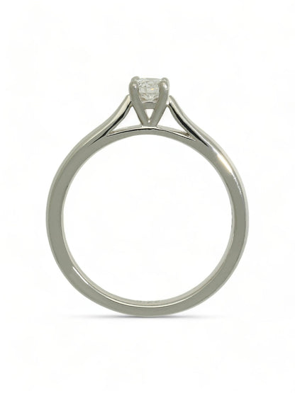 Diamond Solitaire Engagement Ring "The Catherine Collection" 0.20ct Round Brilliant Cut in Platinum