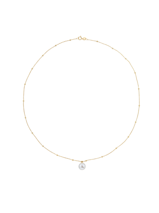 Ora Pearls Sphera Pearl Beaded Chain Necklace - Gold NFCBWMG