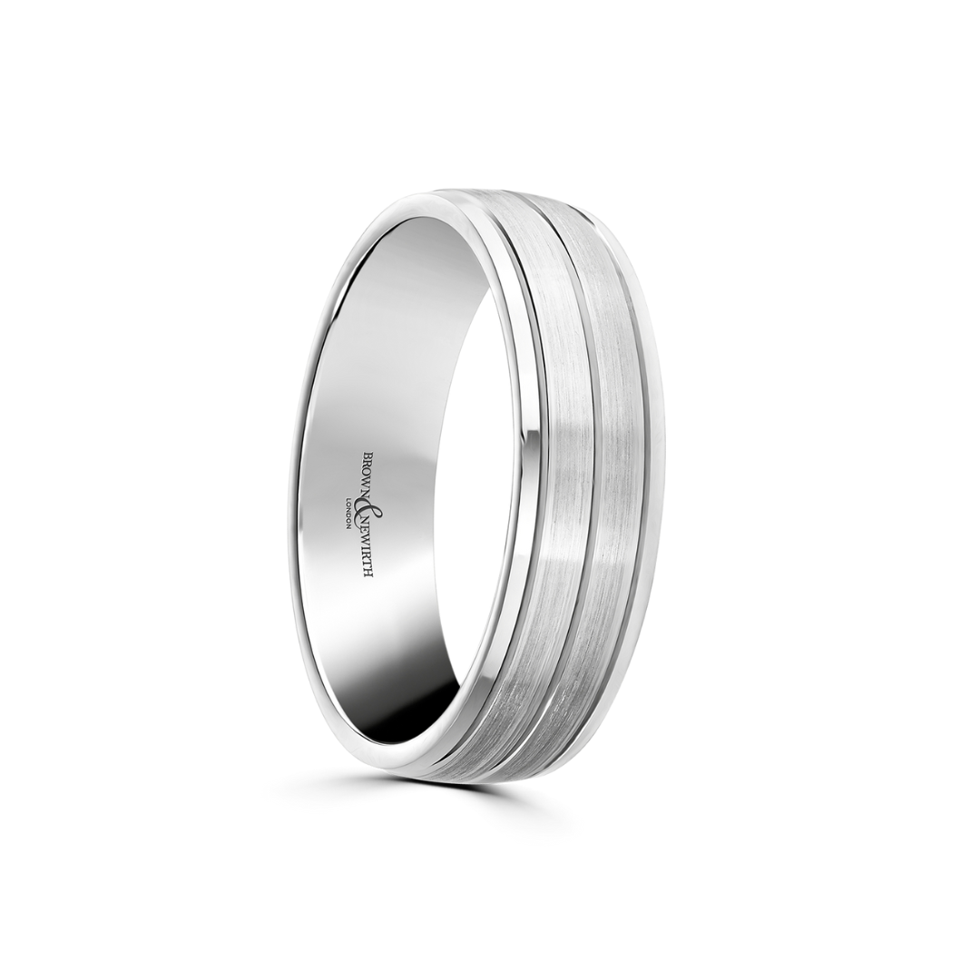 Patterned Wedding Rings - Brufords in Eastbourne Image