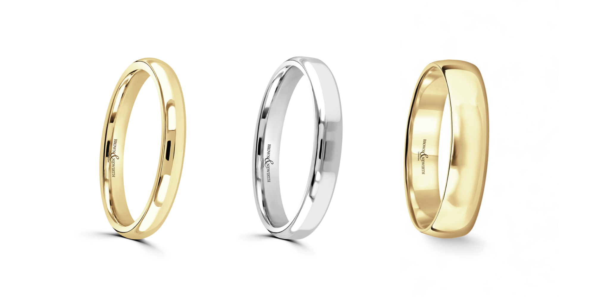 Plain Wedding Rings - Brufords in Eastbourne