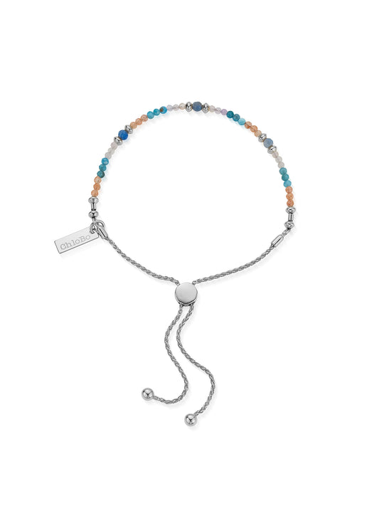 ChloBo Blissful Freedom Adjustable Bracelet in Silver SBASLKA