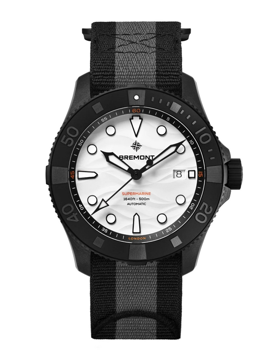 Bremont Supermarine 500m Full Ceramic Watch SM43-DT-BKCER-WH-N-S