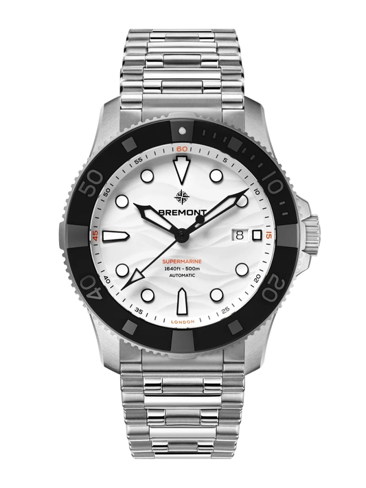 Bremont Supermarine 500m Watch SM43-DT-SS-WH-B
