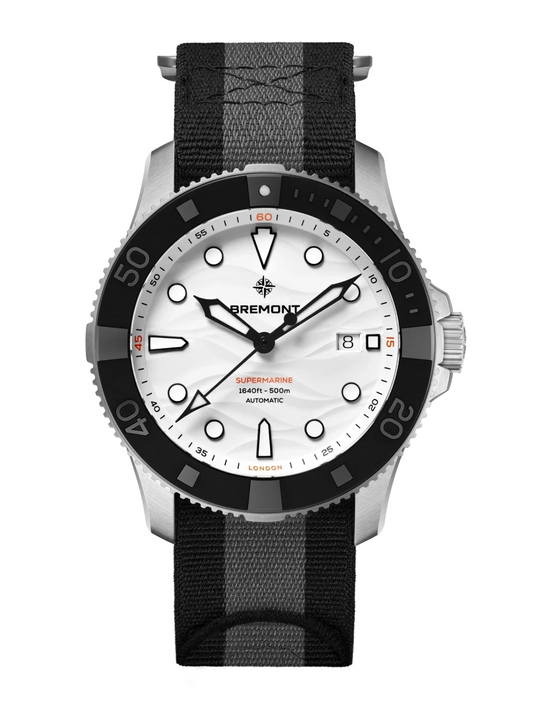 Bremont Supermarine 500m Watch SM43-DT-SS-WH-N-S