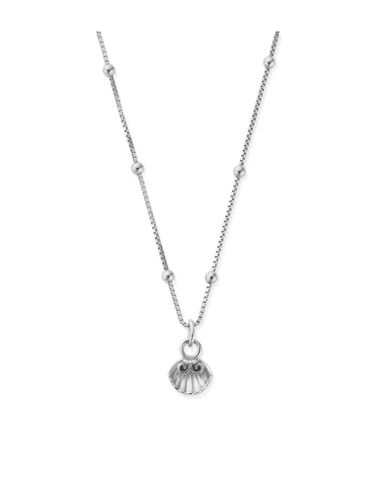 ChloBo Bobble Chain Travel Seeker Necklace in Silver SNBB3402
